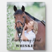 Voor altijd in mijn Hart Aangepaste Paard Foto-her Fotoplaat (Voorkant)