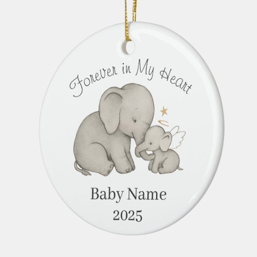 Voor altijd in mijn hart Baby verlies Ornament (Links)