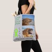 Voor altijd in mijn hart bewustzijnstribut tote bag (Dichtbij)