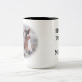 Voor altijd in mijn hart tweekleurige koffiemok (Center)