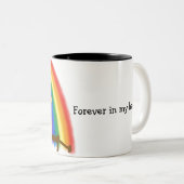 Voor altijd in mijn hart (YL) Tweekleurige Koffiemok (Voorkant rechts)