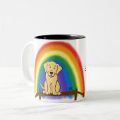 Voor altijd in mijn hart (YL) Tweekleurige Koffiemok (Voorkant links)