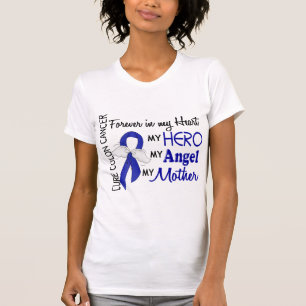 Voor altijd in mijn hartmoeder Colon kanker T-shirt