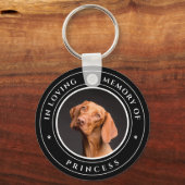 Voor altijd in mijn hoofdfoto Memorial Keepslag Sleutelhanger (Achterkant)