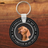 Voor altijd in mijn hoofdfoto Memorial Keepslag Sleutelhanger (Voorkant)