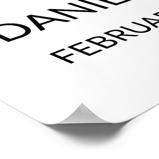 Voor altijd in ons hart Aangepaste foto Memorial V Poster (Hoek)