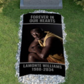 Voor altijd in ons hart, aangepaste fotograaf, geb spandoek