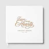 "Voor altijd in ons hart" begrafenis Gastenboek (Voorkant)