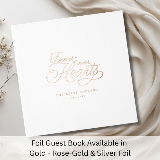 "Voor altijd in ons hart" begrafenis Gastenboek