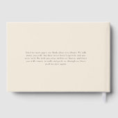 "Voor altijd in ons hart" begrafenis Gastenboek (Achterkant)