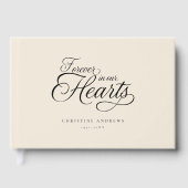 "Voor altijd in ons hart" begrafenis Gastenboek (Voorkant)