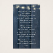 Voor altijd in ons hart begrafenis gebed Kaart (Achterkant)