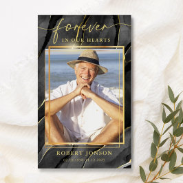 Voor altijd in ons hart begrafenis gebed Kaart