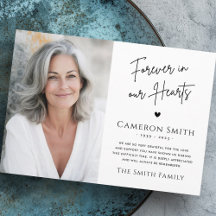 Voor altijd in ons hart begrafenis sympathie dank