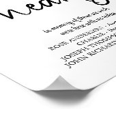 Voor altijd in ons hart Een persoonlijke bruiloft- Poster (Hoek)