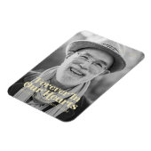 Voor altijd in ons hart Elegant Foto Memorial Magneet (Linkerzijde)