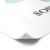 Voor altijd in ons hart Eucalyptus begrafenis Poster (Hoek)