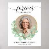 Voor altijd in ons hart Eucalyptus begrafenis Poster (Voorkant)