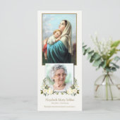 Voor altijd in ons hart Foto Begrafenis Dank je ka (Staand voorkant)