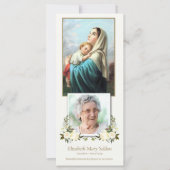 Voor altijd in ons hart Foto Begrafenis Dank je ka (Voorkant)