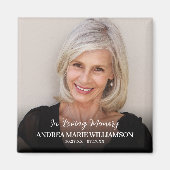 Voor altijd in ons hart Foto Magneet (Voorkant)