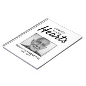 Voor altijd in ons hart | Foto Memorial Guest Notitieboek (Linkerzijde)