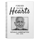 Voor altijd in ons hart | Foto Memorial Guest Notitieboek (Voorkant)
