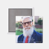 Voor altijd in ons hart Foto Memorial Keepslag Magneet (Voorkant / Achterkant)