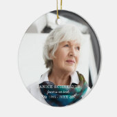 Voor altijd in ons hart | Foto Memorial Keramisch Ornament (Links)