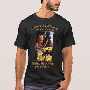 Voor altijd in ons hart Foto Memorial T-shirt