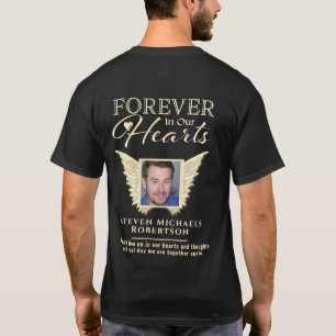 Voor altijd in ons hart Foto Memorial T-Shirt