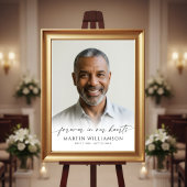 Voor Altijd in Ons Hart Foto Modern Schrift Herden Poster