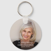 Voor altijd in ons hart Foto Sleutelhanger (Voorkant)