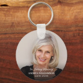 Voor altijd in ons hart Foto Sleutelhanger (Voorkant)