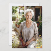 Voor altijd in ons hart foto sympathie bedankkaart (Achterkant)