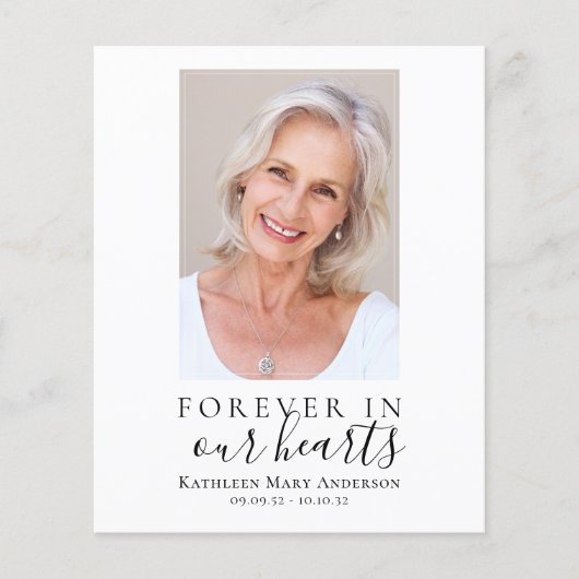 Voor altijd in ons hart Foto Sympathie Hartelijk d (Voorkant)