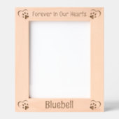 Voor altijd in ons hart Geestesgedenkteken Gegraveerde Lijstjes (Voorkant)