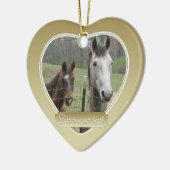 Voor altijd in ons hart Geestesgedenkteken Keramisch Ornament (Links)