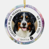 Voor altijd in ons hart Geheugengebied Keramisch Ornament (Voorkant)