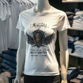 Voor altijd in ons hart: gepersonaliseerde aandenk t-shirt