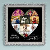 Voor altijd in ons hart Gevoel 9 Foto Collage Poster