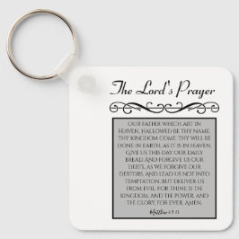 Voor altijd in ons hart het gebed des Heren Sleutelhanger
