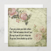 Voor altijd in ons hart: het herinneren van papa kaart (Voorkant / Achterkant)