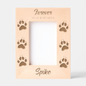 Voor altijd in ons hart | Hondenmonument Gegraveerde Lijstjes (Voorkant)