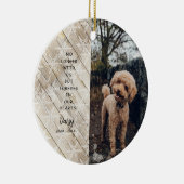 Voor altijd in ons hart Kerstmis foto Keramisch Ornament (Rechts)