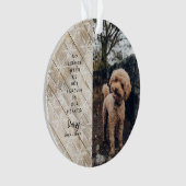 Voor altijd in ons hart Kerstmis foto Ornament (voorkant)