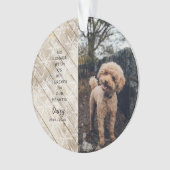 Voor altijd in ons hart Kerstmis foto Ornament (voorkant)