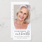 Voor altijd in ons hart Memorial Bladwijzer (Voorkant / Achterkant)