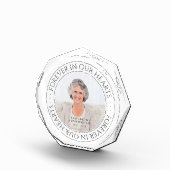 Voor altijd in ons hart Memorial Elegant Foto (Rechts)