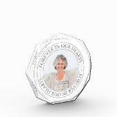 Voor altijd in ons hart Memorial Elegant Foto (Links)